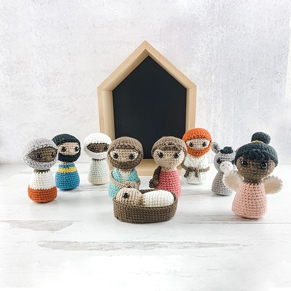 Christmas nativity set Free amigurumi pattern