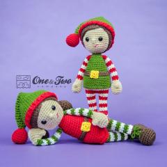 Jingle and Belle Santas Helper amigurumi pattern by One and Two Company