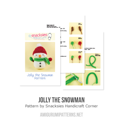 Jolly the Snowman Amigurumi Kit – Snacksies Handicraft