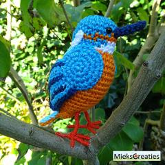 The Kingfisher amigurumi pattern by MieksCreaties