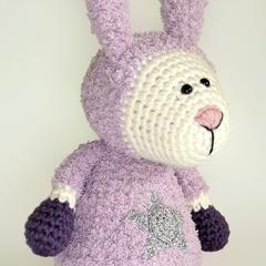 Twinkle Rabbit amigurumi pattern by Woolytoons