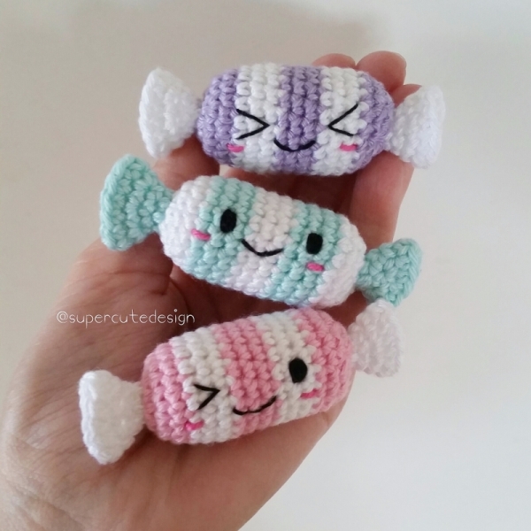 Colorful candy Free amigurumi pattern