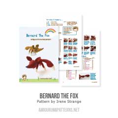 Bernard the Fox amigurumi pattern by Irene Strange