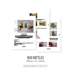 Bug Rattles amigurumi pattern by lilleliis
