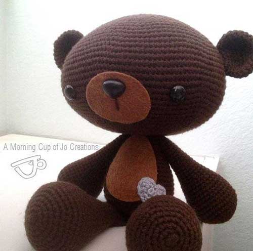 Huggable Bear and Koala amigurumi pattern by A Morning Cup of Jo Creations