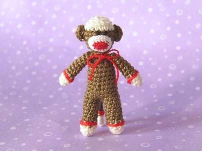 miniature sock monkey