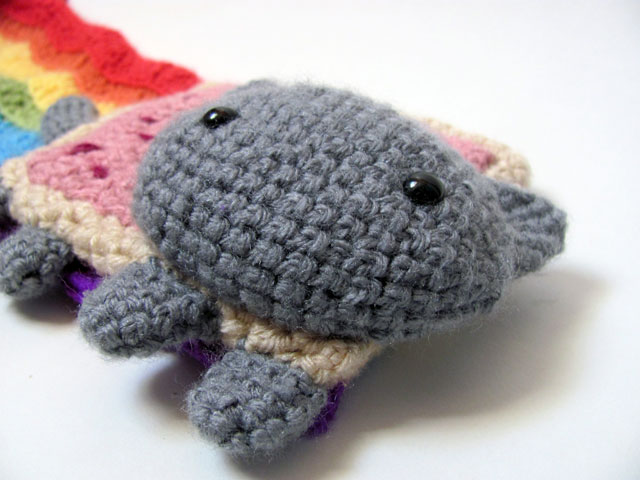 nyan cat scarf pattern