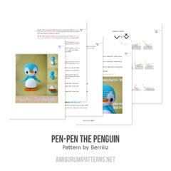 Pen-Pen the Penguin amigurumi pattern by Berriiiz