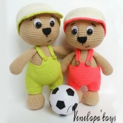 Rainbow Teddy Free Amigurumi Pattern