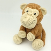 Big huggable monkey - Free amigurumi pattern