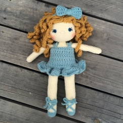 blue ballerina doll