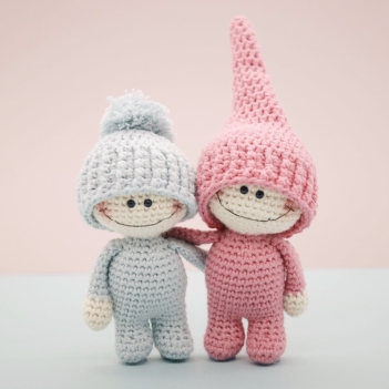 The Little Doodahs Wilbur and Bertie amigurumi pattern by LittleAquaGirl