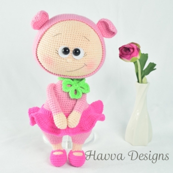 Bonnie With Pig Costume amigurumi pattern by Havva Designs