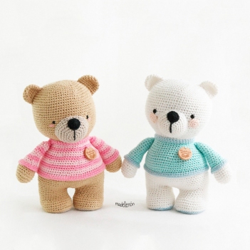 Hugo Bear - Base pattern amigurumi pattern - Amigurumi.com