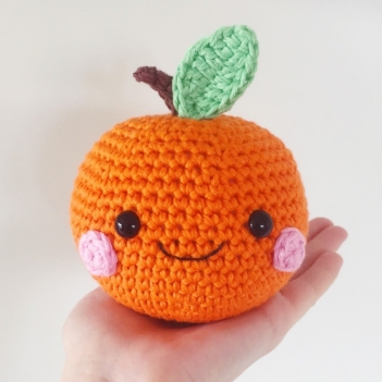 Happy Orange amigurumi pattern by Super Cute Design