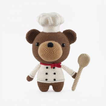 Bjorn the Cooking Bear amigurumi pattern by DIY Fluffies
