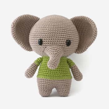 Joe the Elephant amigurumi pattern by DIY Fluffies