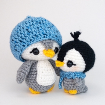 Mama and Baby Penguin amigurumi pattern - Amigurumi.com