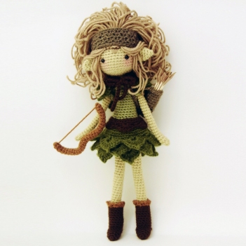Lucia, the Huntress amigurumi pattern by Fox in the snow designs