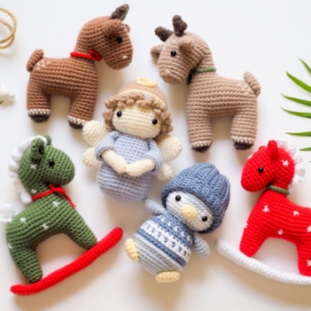 penguin rocking horse