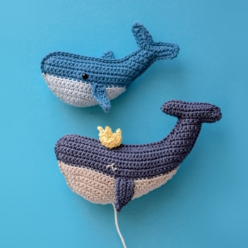 Mommy and baby whale amigurumi pattern - Amigurumi.com