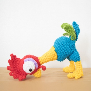 Heihei (Moana) amigurumi pattern by Sweet N' Cute Creations