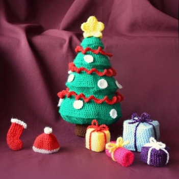 Christmas Tree Set amigurumi pattern - Amigurumi.com