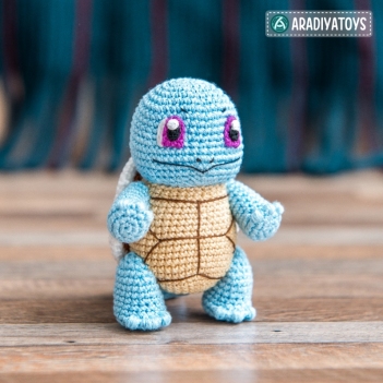 squirtle crochet hat