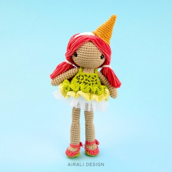 Lorena the ice-cream doll amigurumi pattern by airali design
