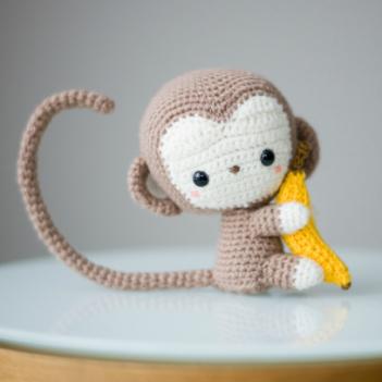 kawaii monkey plush