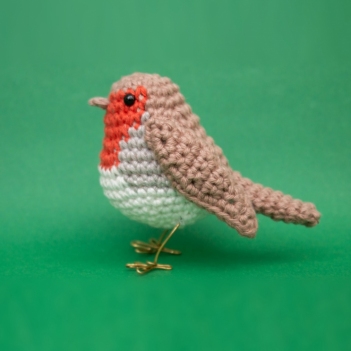 European robin - Free amigurumi pattern