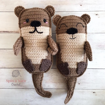 Otter family - Free amigurumi pattern