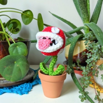 Piranha plant - Free amigurumi pattern