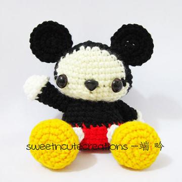 Baby Mickey Mouse amigurumi pattern by Sweet N' Cute Creations