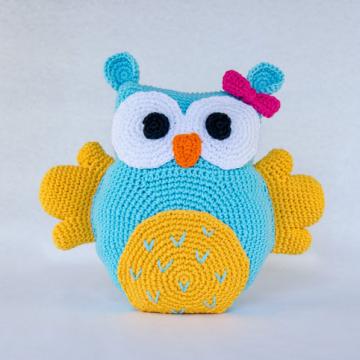 Miss Owl amigurumi pattern - Amigurumi.com