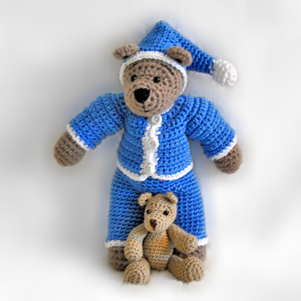 Tilda Bear With Nightwear Amigurumi Pattern - Amigurumipatterns.net