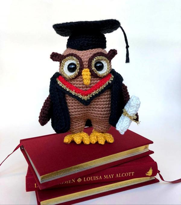 stuffed graduation owl